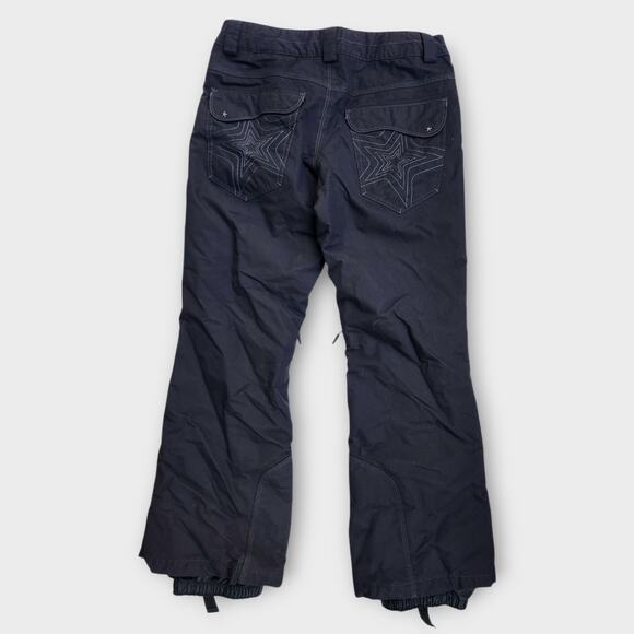 Spyder Ski/Snow Pants Women's M black Lined Vented Snowboarding Winter Gear - Picture 3 of 8